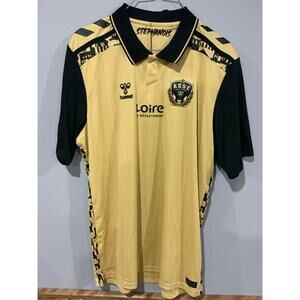 Hummel AS St.Etienne 3rd Jersey 24 25 Gold ASSE Third Shirt Size L